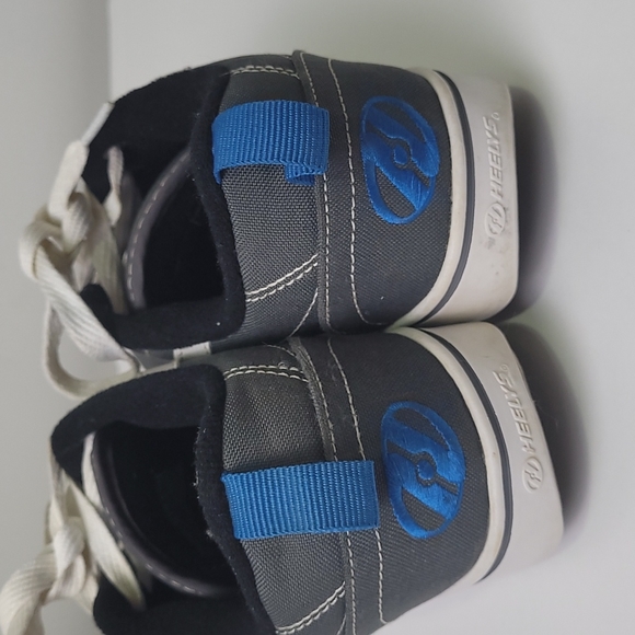 HEELYS GR8 PRO HE 100218 SKATE SNEAKERS GRAY CANVAS SIZE Y TH 5 - Picture 2 of 12